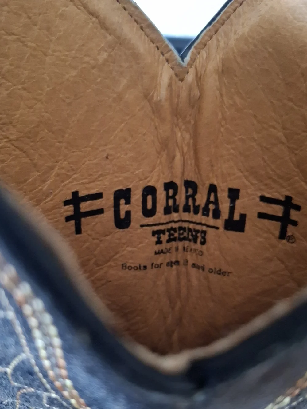Corral Brown and Tan Western Embroidered Leather Cowboy Boots